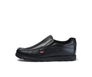 Kickers Fragma15 Slip MTO LTHR Am, Mokassins Homme, Noir (Black), 47 EU