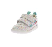 Kickers Frapy, Baskets Basses Fille, Blanc Imprime Festi Ete, 22