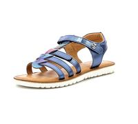 KICKERS Garçon Fille BRAHMIA Sandale, Marine Metal Rainbow, 24 EU