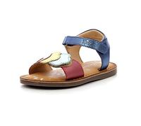 KICKERS Garçon Fille DYASTAR Sandale, Marine Metal Multico, 28 EU