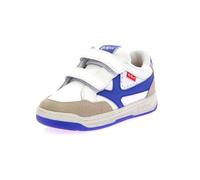 KICKERS Garçon Unisex Kinder KAGAL Basket, Blanc Casse Bleu, 34 EU