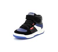 KICKERS Garçon Unisex Kinder KICKALIEN Basket, Noir Bleu Blanc, 20 EU