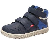 KICKERS Garçon Unisex Kinder Lohan Basket, Bleu Blanc Marine, 33 EU