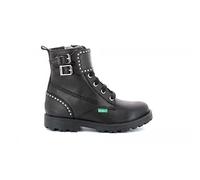 Kickers Groorock, Bottillons Fille, Noir, 32