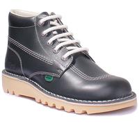 KICKERS Hi Coeur Hommes à Lacets Cuir Bottines Bottes Fauve UK 6- 12