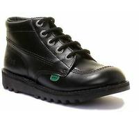 Kickers Hi Largity Junior Lacet Cuir Bottines Taille UK 3 - 6