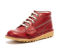 Kickers Hi Zip, Bottine mixte bébé, red, 47 2/3 EU