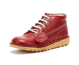 Kickers Hi Zip, Bottine Mixte bébé, Rouge, 44 2/3 EU