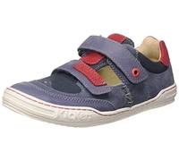 Kickers Jykroi, Sneakers Basses garçon, Bleu (Bleu/Rouge), 33 EU