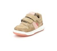 Kickers Kalido, Basket Mixte Enfant, Beige Rose Glitter, 25 EU