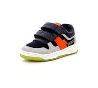 Kickers KALIDO,Sneakers Bas Enfant Marine Gris Orange, 20 EU