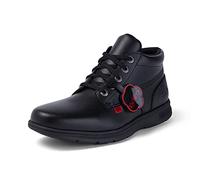Kickers Kelland Lace Up, Bottes & Bottines classiques mixte enfant, Noir (Black 0001), 39 EU