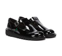 Kickers Kick Aztec Patent Chaussures Noires Pour Femmes - 40