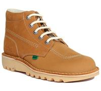 Kickers Kick Hi M Top Lace Up Cuir Bottes Pour Hommes En Rouge Foncé EU 39-46