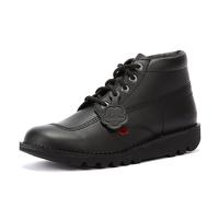 Kickers Kick Hi Mens Black Leather Ankle Boots - 42 Noir