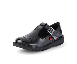 Kickers Kick T Patent Junior, Mary Jane mixte adulte, Noir (black/black), 35