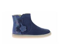 Kickers Kick Tackeen Boots enfant fille cuir bleu - fermeture élastique 25