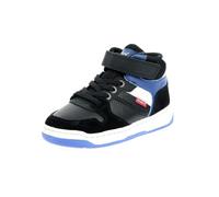 Kickers KICKADO,Sneakers Haut Enfant Noir Bleu, 32 EU