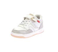 Kickers KICKARTING,Sneakers Bas Kids Blanc Argent Or, 34 EU