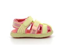 Kickers Kickbeachou sandales bébé mixte jaune - fermeture scratch, tige synthétique 27