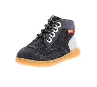 Kickers KICKICONIC,BOTTILLON BEBE MARINE ARGENT, 19 EU