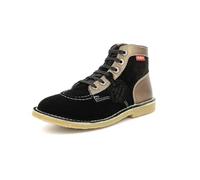 Kicklegend, Bottillons Femme, Noir/Bronze, 36