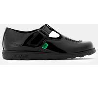 Kickers Kids' Fragma T-Bar Moc Toe Formal Shoes Noir 2 (34) Unisex