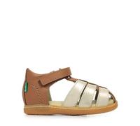 Kickers Flo, Sandales Fille, Camel Or, 25