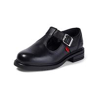 Kickers Lach T-bar Leather Mary Jane S Shoes, Mocassins fille, Noir (Black), 34 EU