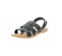 KICKERS Femme LANDOR Sandale Plate, Noir, 40 EU