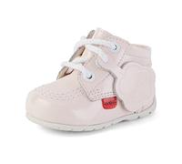 Kickers Mixte bébé Hi Ankle Boots with Zip | Extra Flexibility for | Easy on and Off Bottines faciles à Enfiler, Rose bébé, 1 UK Child