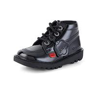 Kickers Mixte Enfant Hi Zip Chaussures d'école, Noir, 25 EU