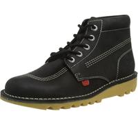 Kickers Mixte Hi Classic Ankle Boots | Extra Comfortable | Added Durability | Premium Quality Bottine, Noir/Blanc, 42 EU