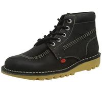 Kickers Mixte Hi Bottine, Noir/Blanc, 40 EU