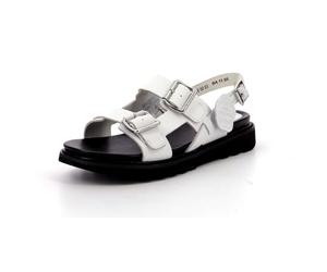 Kickers NEOSUMMER, Sandale Plate Femme, Blanc, 36 EU