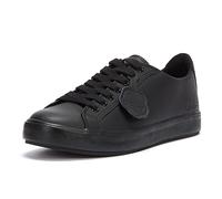 Kickers Noirs Cuir Tovni Lacer Trainers - 38 Noir