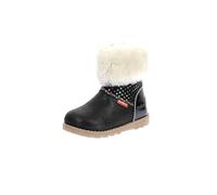 Kickers Nonofur, Boots Fille, Noir Brillant, 23