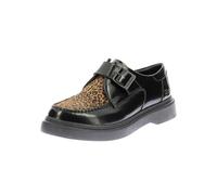 Kickers Orchid,Derby Femme Noir Camel Leo, 38 EU