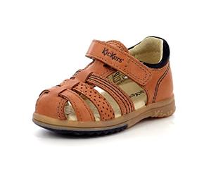 Kickers PLATIBACK, Sandales bébé garçon, Marron (Camel 114), 20 EU (4)
