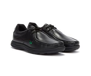 Kickers Reasan Lace Chaussures En Cuir Noir Pour Homme - 40