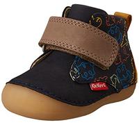 Bottillons cuir bébé garçon Sabio KICKERS® 1ers pas encre 18