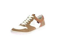Kickers Sackers, Baskets Basses Homme, Camel Blanc Casse Rouge, 42