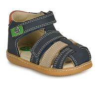 Kickers POD,SANDALE BEBE MARINE BEIGE ORANGE, 24 EU