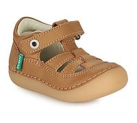 Basket Ouverte Cuir Kickers Sushy - Camel Clair 21