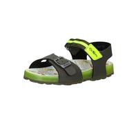 Kickers Sandales jaune fluo / kaki, Taille 28