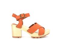 KICKERS Femme Wise Sandale à Talon, Orange Brique, 39 EU