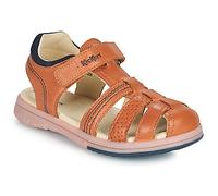 Kickers Sandales plates PLATINIUM in Marron 33
