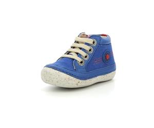 Kickers Sonistreet, Bottillons Garçon, Bleu Rouge, 20