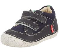 Kickers Bébé garçon Sostankro Plat Oxford, Marine Vert, 19 EU