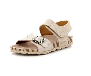 Kickers SUNKRO,SANDALE ENFANT ARGENT ZEBRE, 32 EU